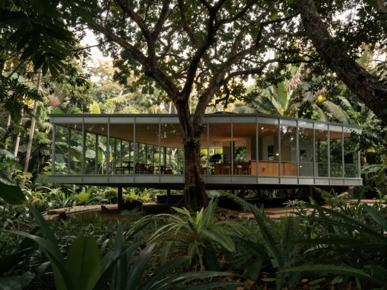 A casa em que Lina Bo Bardi não derrubou a árvore